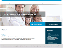 Tablet Screenshot of heelkom.nl